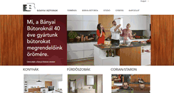 Desktop Screenshot of banyaibutorok.hu